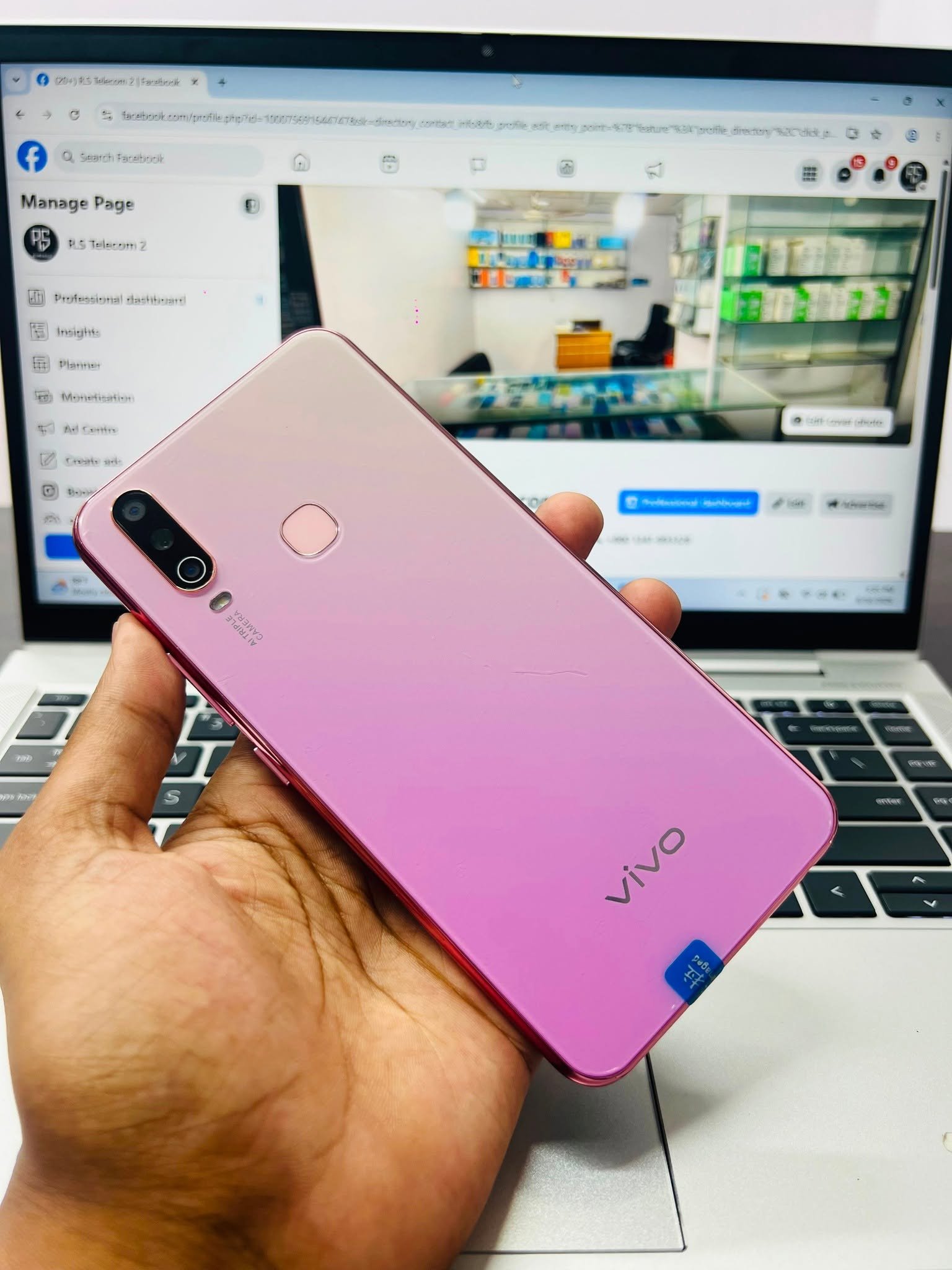 Vivo Y17...8/256...GB....Offer Price - Image 4