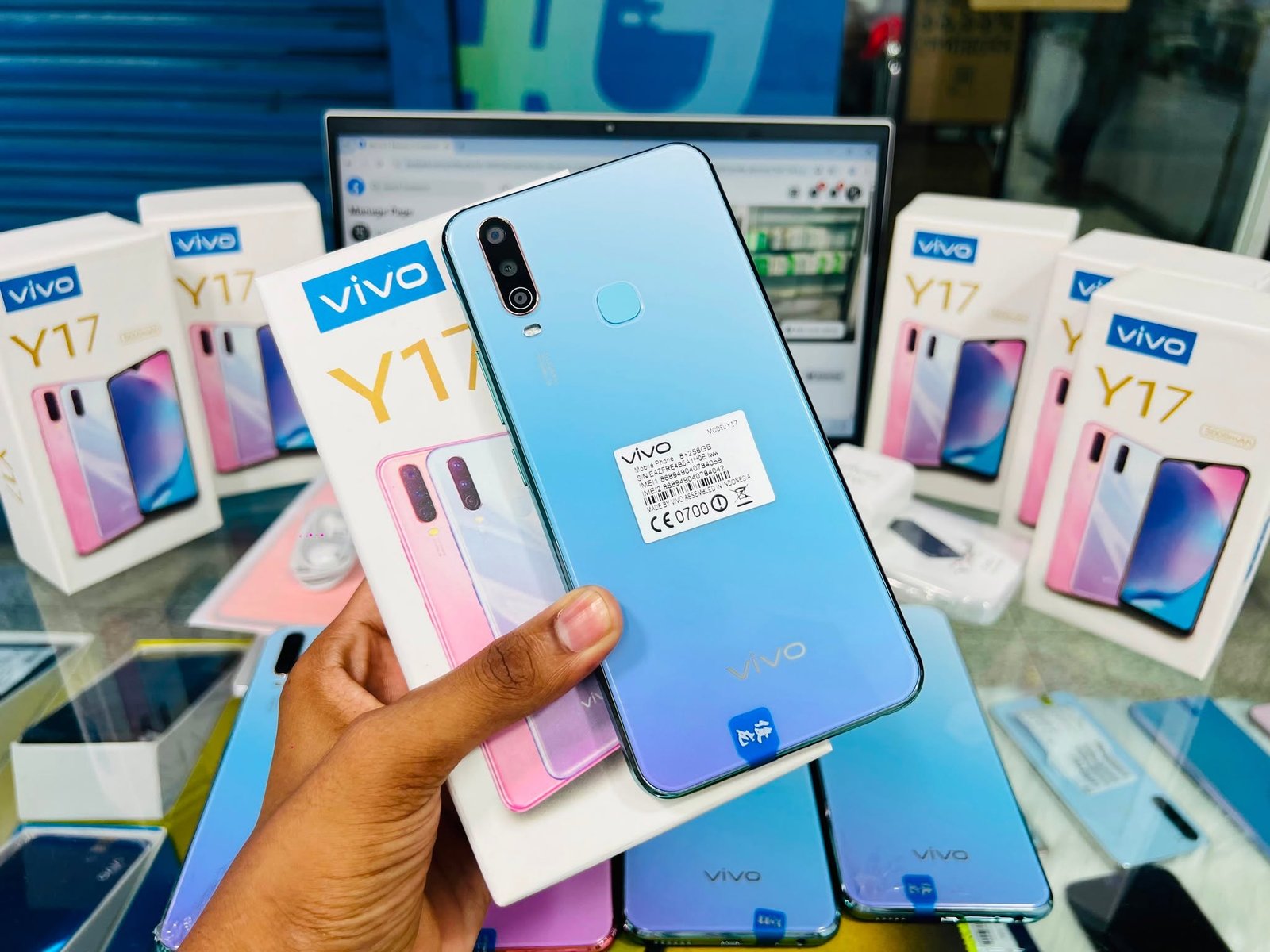 Vivo Y17...8/256...GB....Offer Price - Image 3